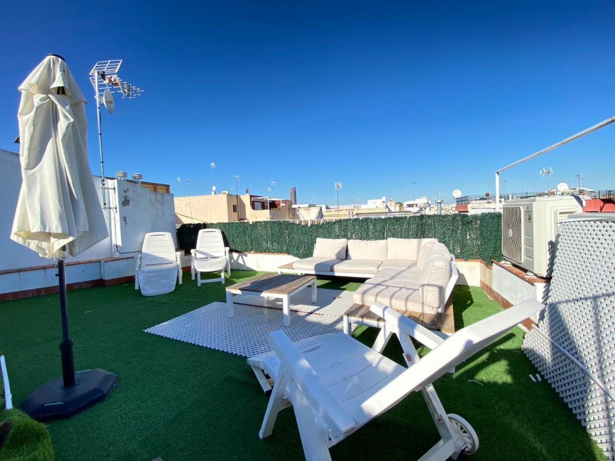 Top-Notch Downtown House With Private Rooftop Terrace And Parking Opt Sevilla Eksteriør bilde